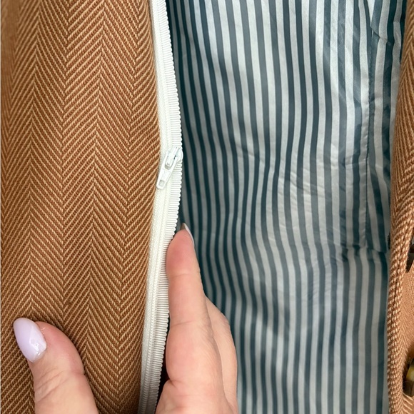 Veronica Beard Hudson Dickey Jacket Khaki Equestrian - Picture 11 of 11